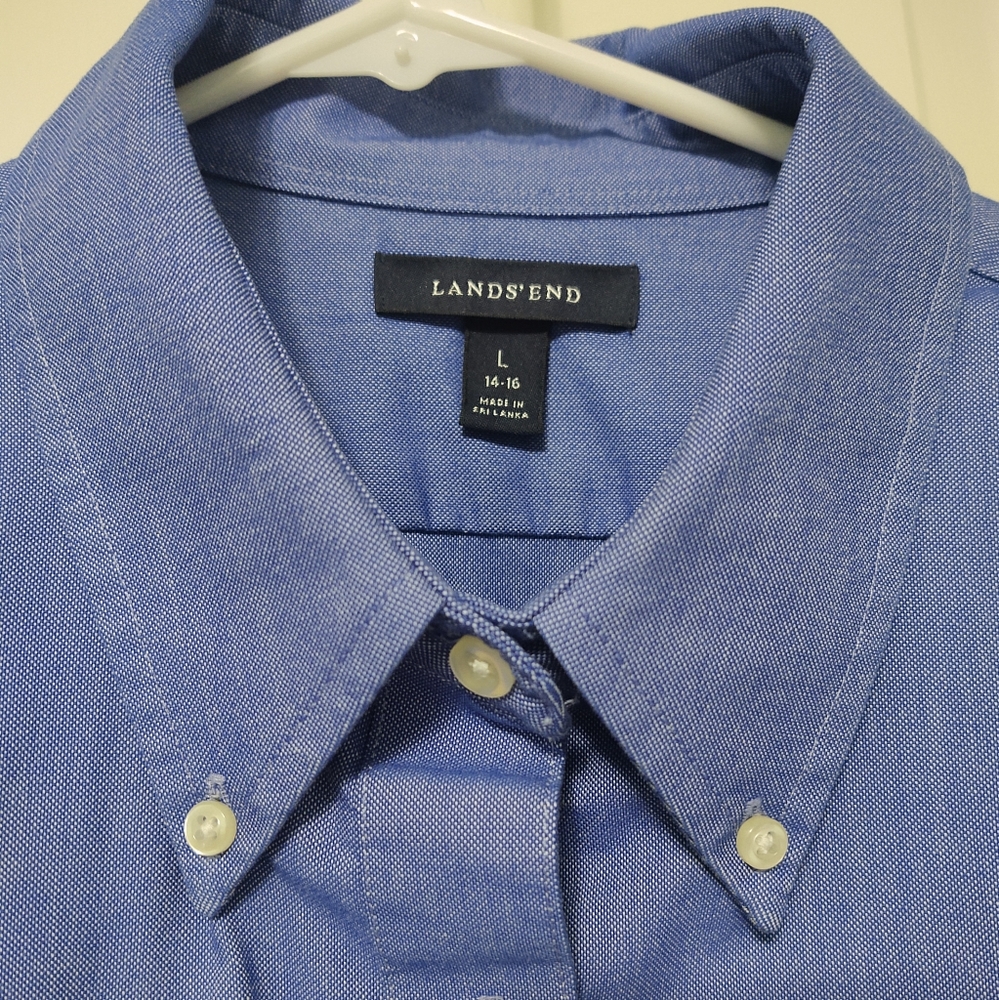 Women's Lands End blouse, size L - Picture 2 of 3